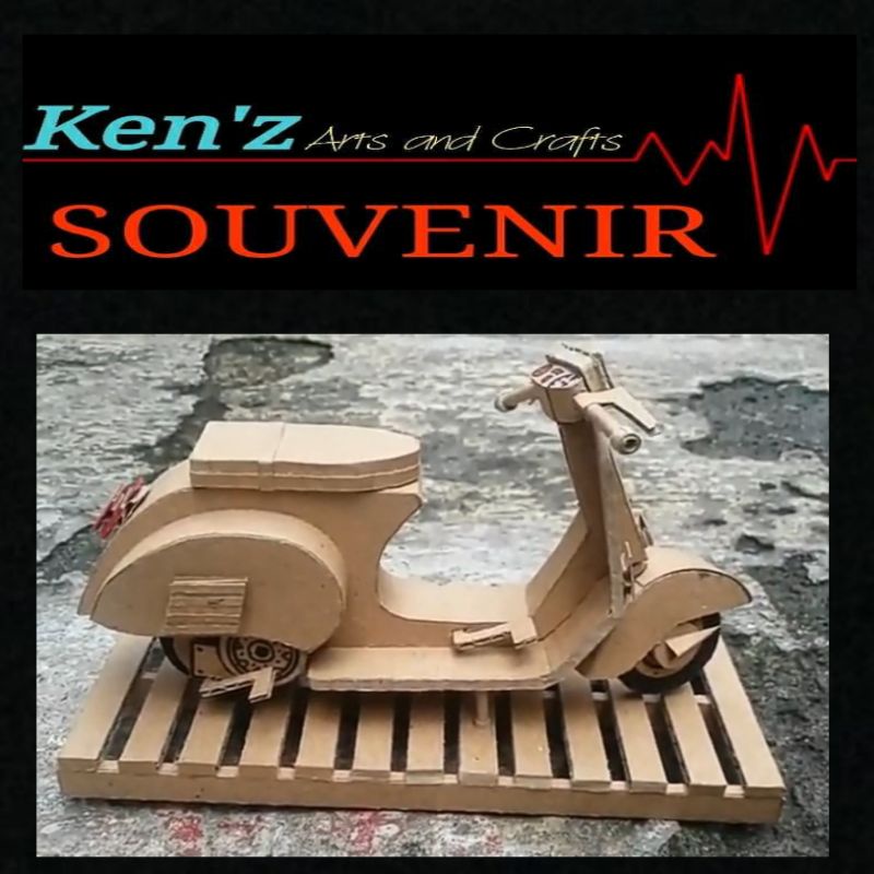 

VESPA KARDUS.... Prakarya kardus / kerajinan kardus