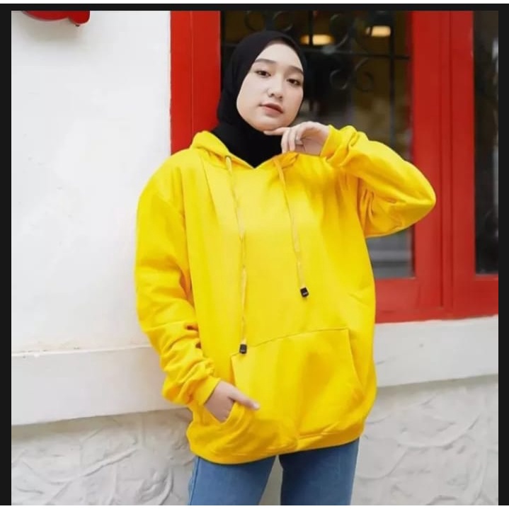 (COD) Jaket Polos Sweater Hoodie Polos PRIA WANITA jumpper Hoodie polos Kualitas Distro