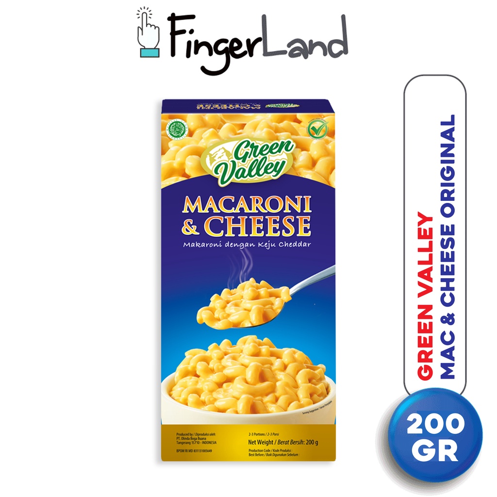 

GREEN VALLEY Macaroni and Cheese 200 gram Mac n Cheese