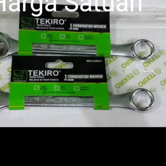 Kunci Ring Pas (15mm) ,(16mm) Tekiro - 16