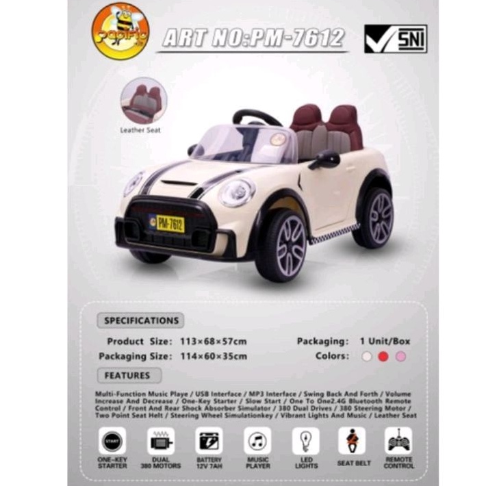 Mobil Motor Aki Pacific PM 7612 Mini Cooper