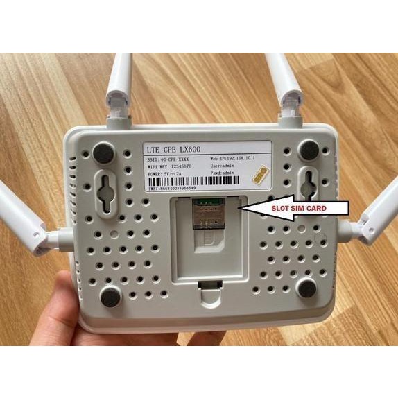 ROUTER MODEM SMARTCOM WIRELESS 4G LTE Wifi HTE CPE C300 LX-600 150Mpbs