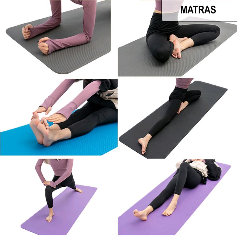 GrosirMart Matras Yoga / Yoga Mat / Pilates Mat / Gym Mat
