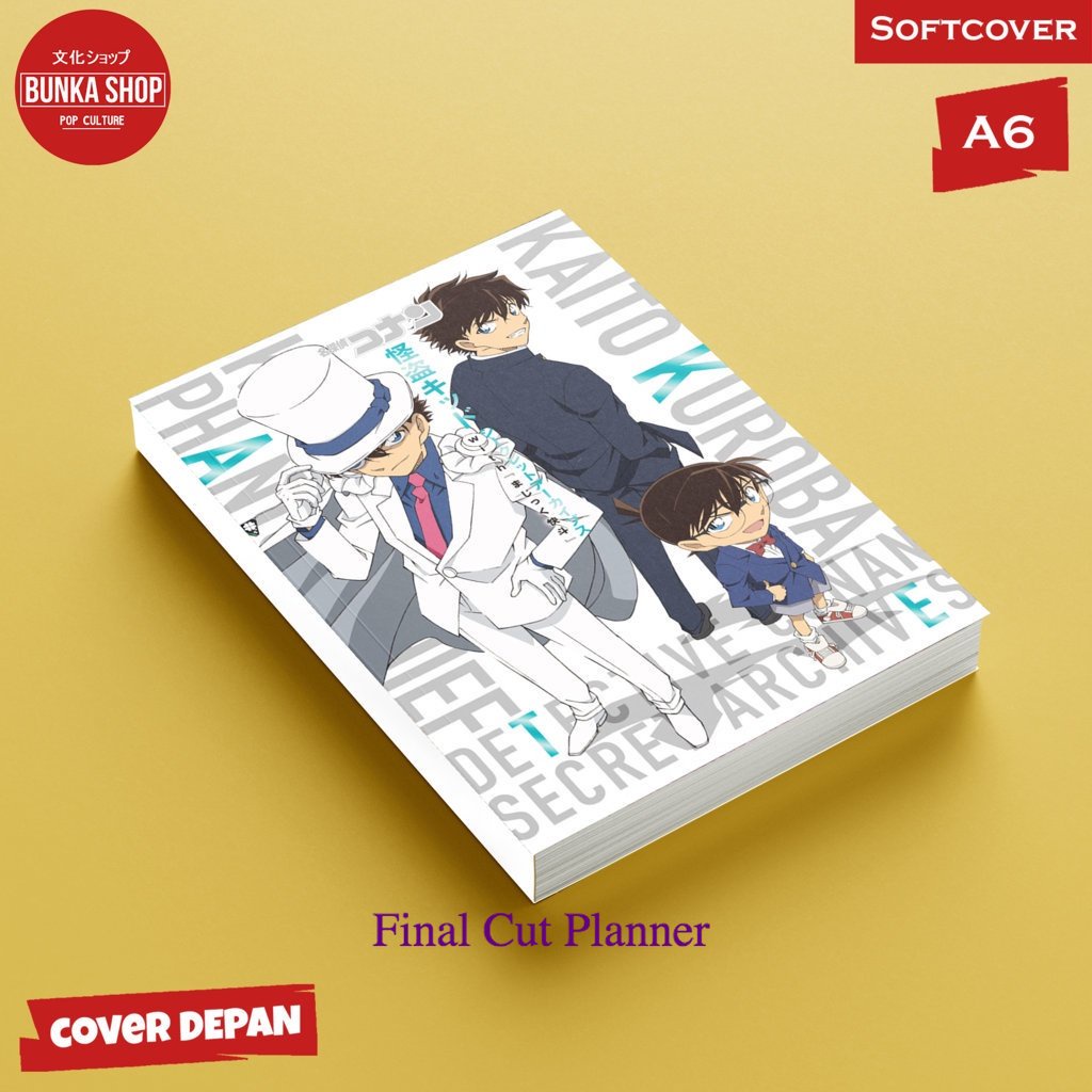 

Pocket Note Anime Detective Conan 2 Softcover A6 Buku Tulis Catatan Notes Agenda Planner Jurnal