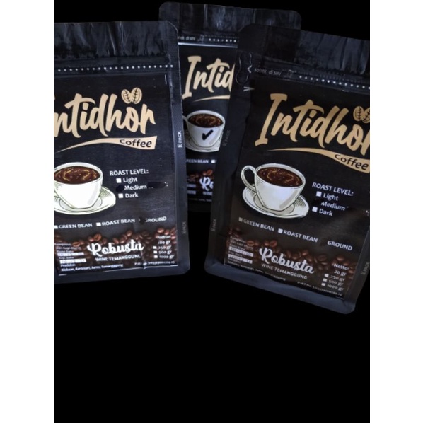 

roastbean robusta temanggung petik merah 1kg