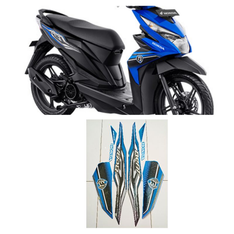 striping stiker motor honda beat iss CBS 2019