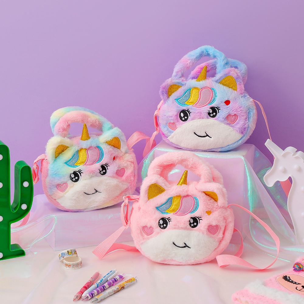 Tas Selempang Anak Unicorn Tas Anak Import Sling bag Unicorn murah tas jalan jalan anak TK SD kado ultah cantik anak cewe