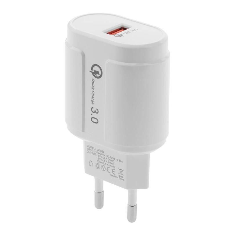 Charger Quick Charge 3.0 Fast Charge 2.4 A Batok Charger