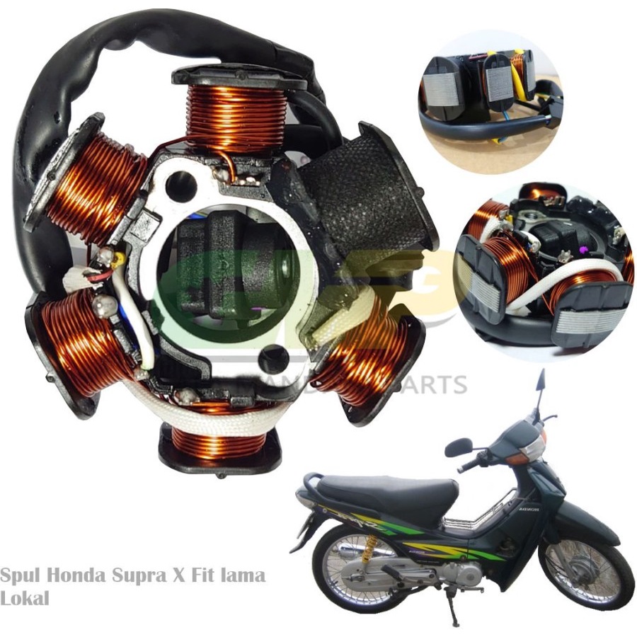 Spul Supra lama Karbu Spull Stator Comp Assy Spol Magnet Pulser Motor