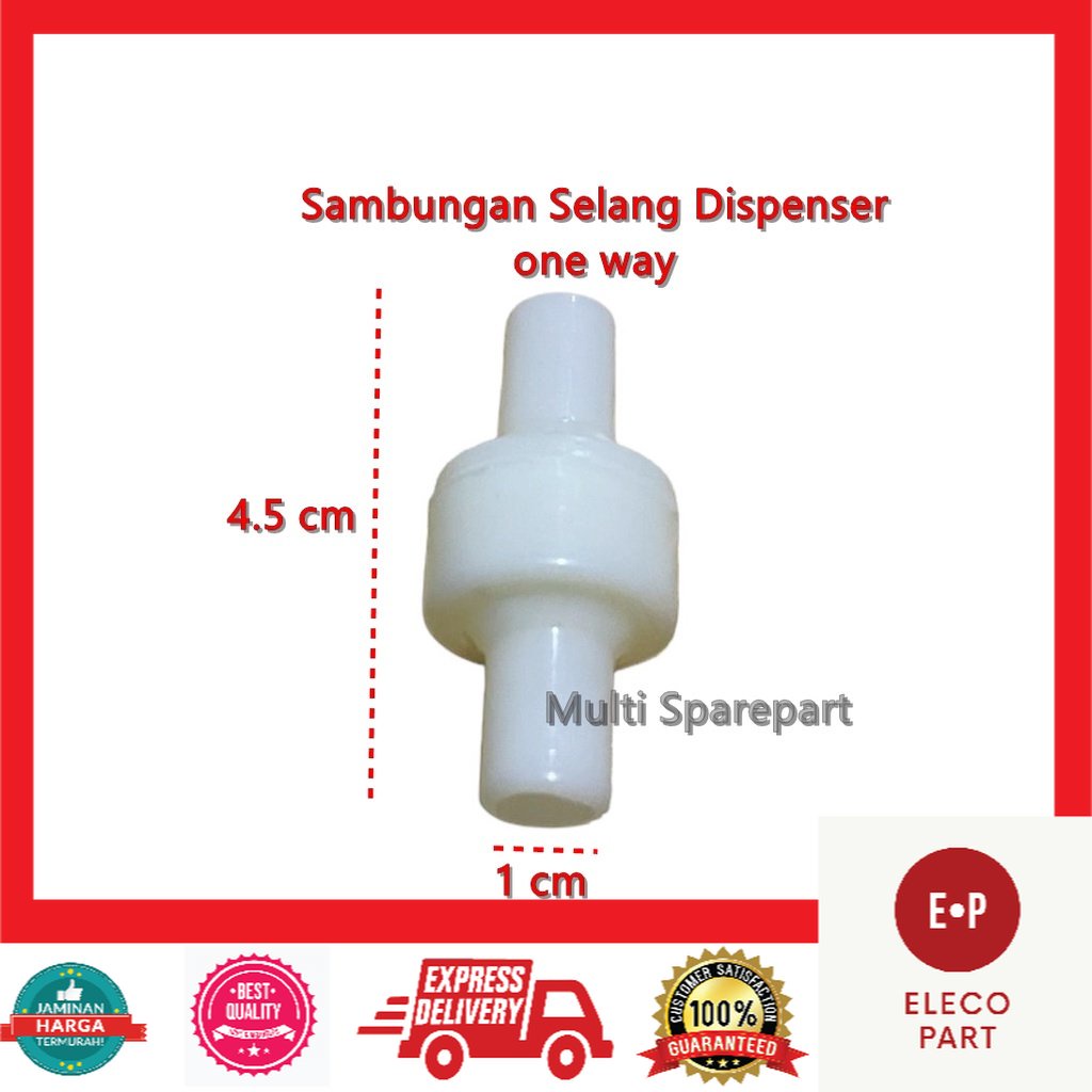 Sambungan Selang Dispenser satu Arah one Way Valve Universal