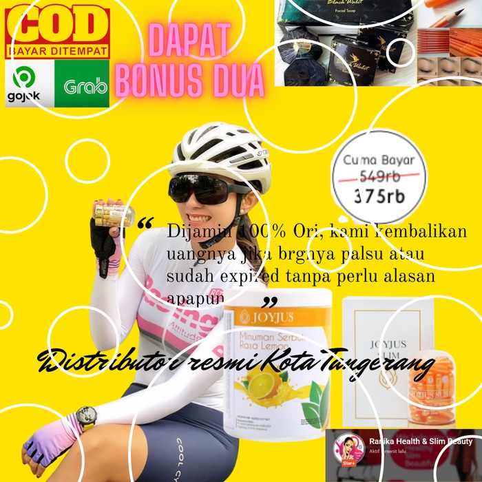 Joyjus Slim Pelangsing Joyjus kapsul isi 45 dan Joyjus Fiber 500 gram