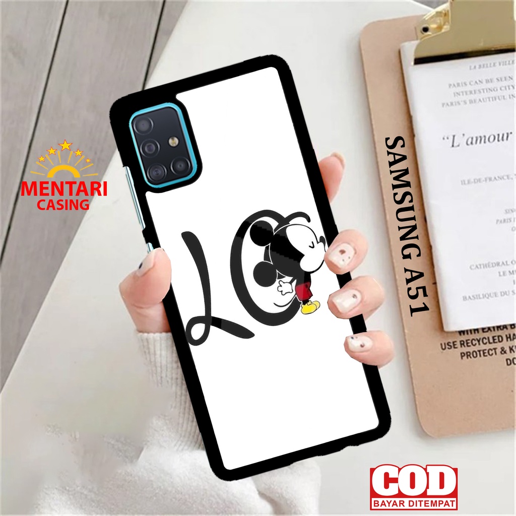 Case SAMSUNG A51 CASING SAMSUNG A51 [ COUPLE MICKEY ] Mentari casing case hp kondom hp case custom c