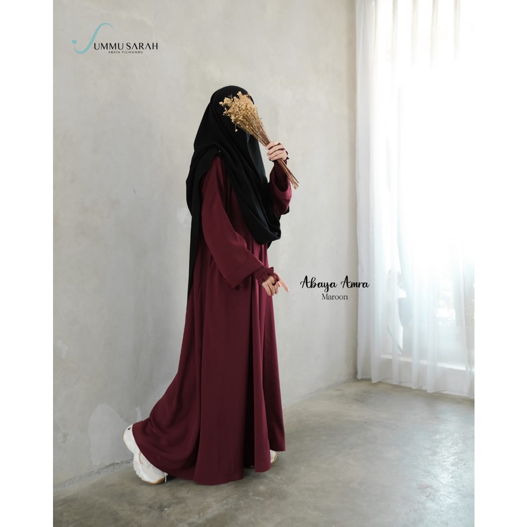 ( FREE GIFT ) AMRA abaya syari modern branded original by UMMU SARAH