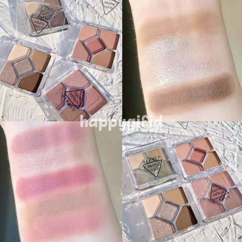 DIKALU COCO VENUS 5 Warna Korean Eyeshadow Pallete Matte Palet Waterproof XX077