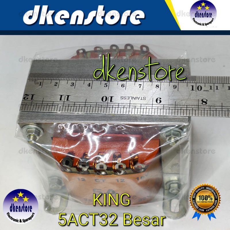 Trafo 5ACT32 Besar King 5A 5 Ampere CT32 volt Murni