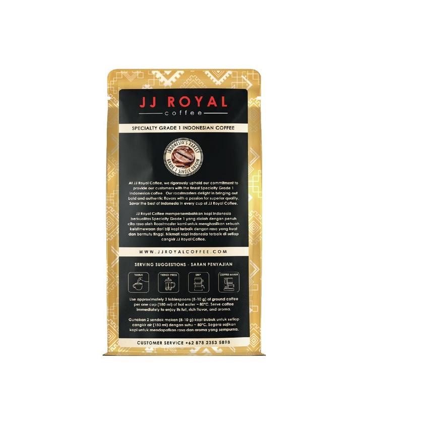 

FREE ONGKIR!JJ Royal Coffee Aceh Gayo Arabica Ground (Kopi Bubuk) Bag 100g|KD7