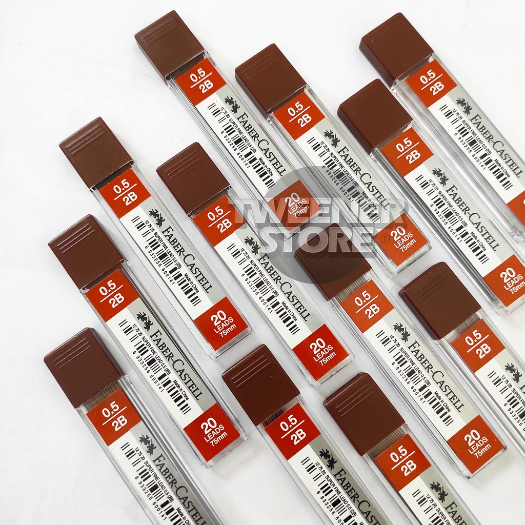 

Faber Castell Isi Pensil Mekanik 2B 0.5 Kode 127520
