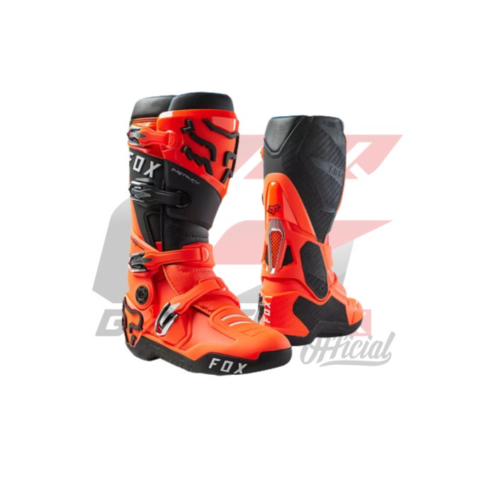 SEPATU FOX INSTINCT BOOT - FLO ORANGE