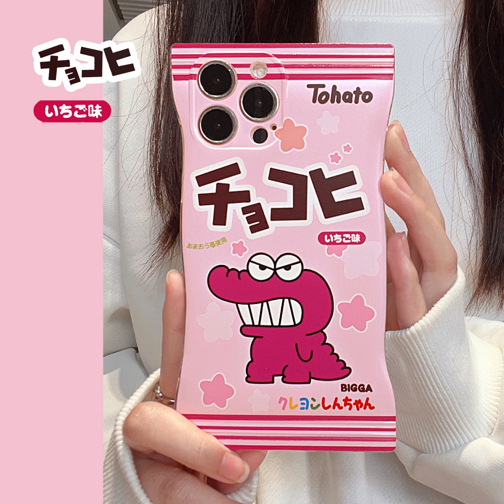 Ins Soft Case Hp Gambar Kartun Buaya Transparan Untuk Iphone 14 / 11 / 12 / 13pro MAX