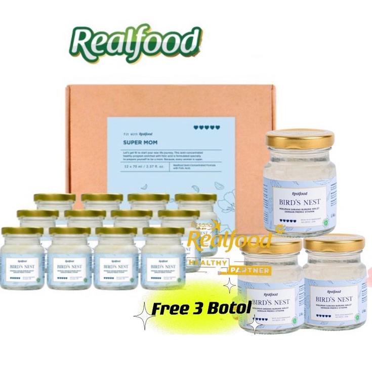 

ARTZ5l5K--Realfood SUPERMOM (p.12) FREE 3 BOTOL minuman sarang burung walet bersertifikat Halal