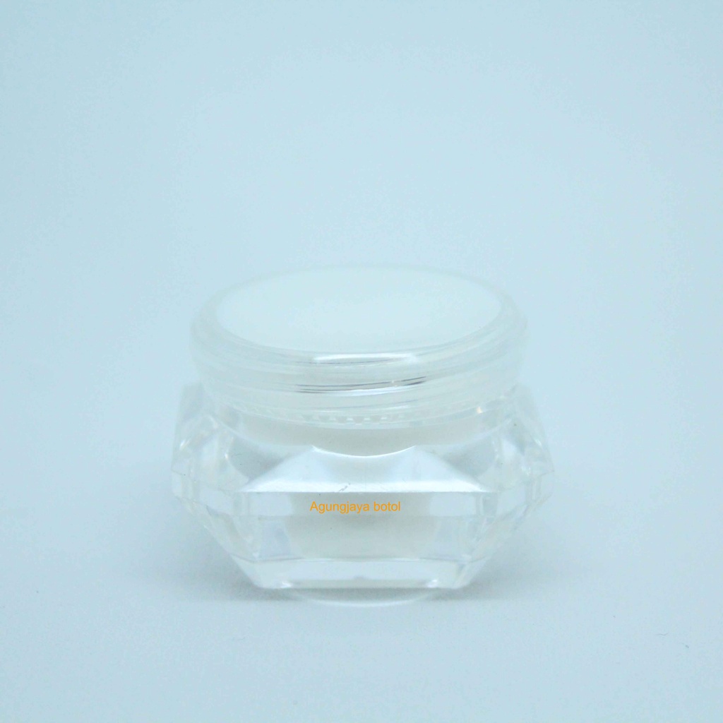 Pot Cream 10 Gr Diamond / Pot Acrilic / Pot Cream Acrilic / Pot Kosmetik / Pot Krim Wajah / Pot 10 G