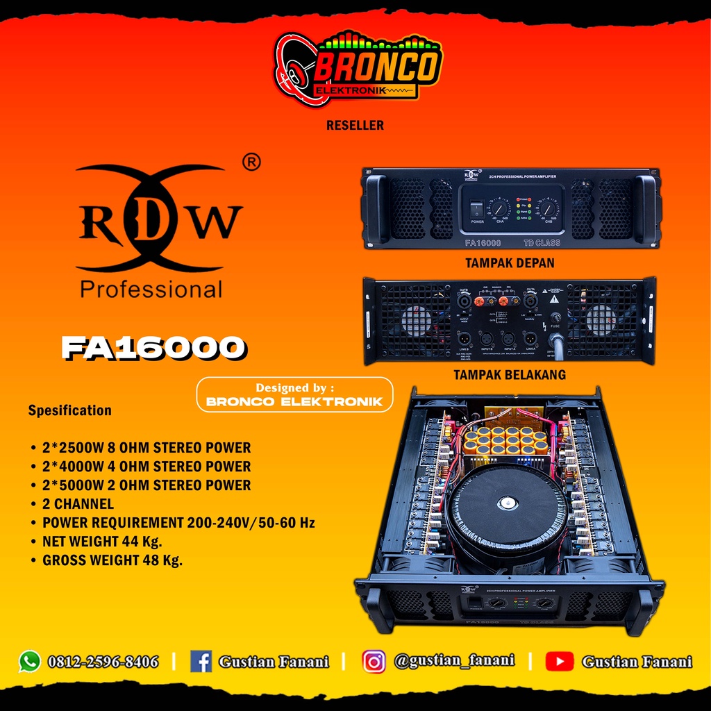 POWER RDW FA16000