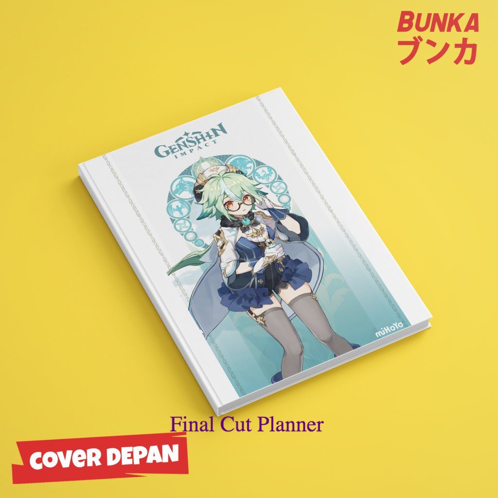 

Notebook Game Genshin Impact Sucrose Hardcover A5 Buku Tulis Catatan Notes Agenda Planner Jurnal .
