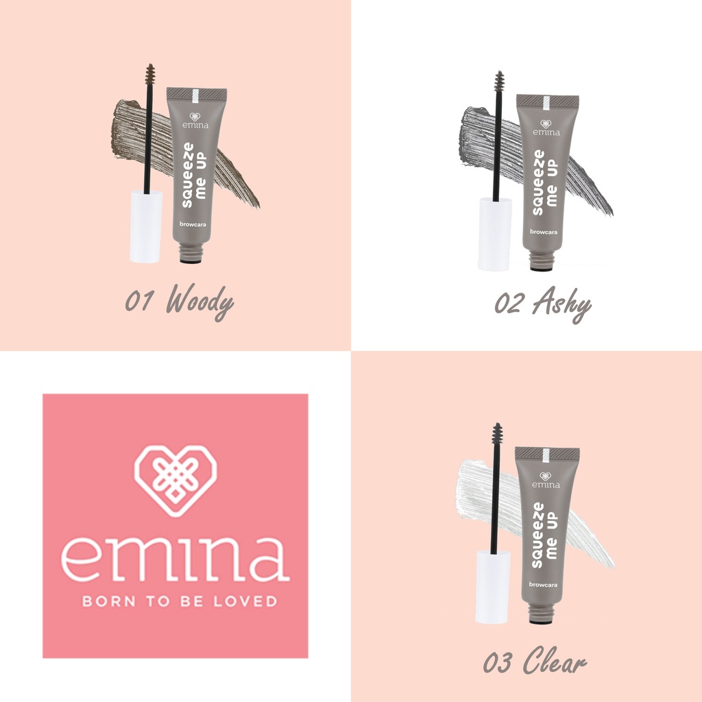 EMINA Squeeze Me Up Browcara 8gr - mascara alis