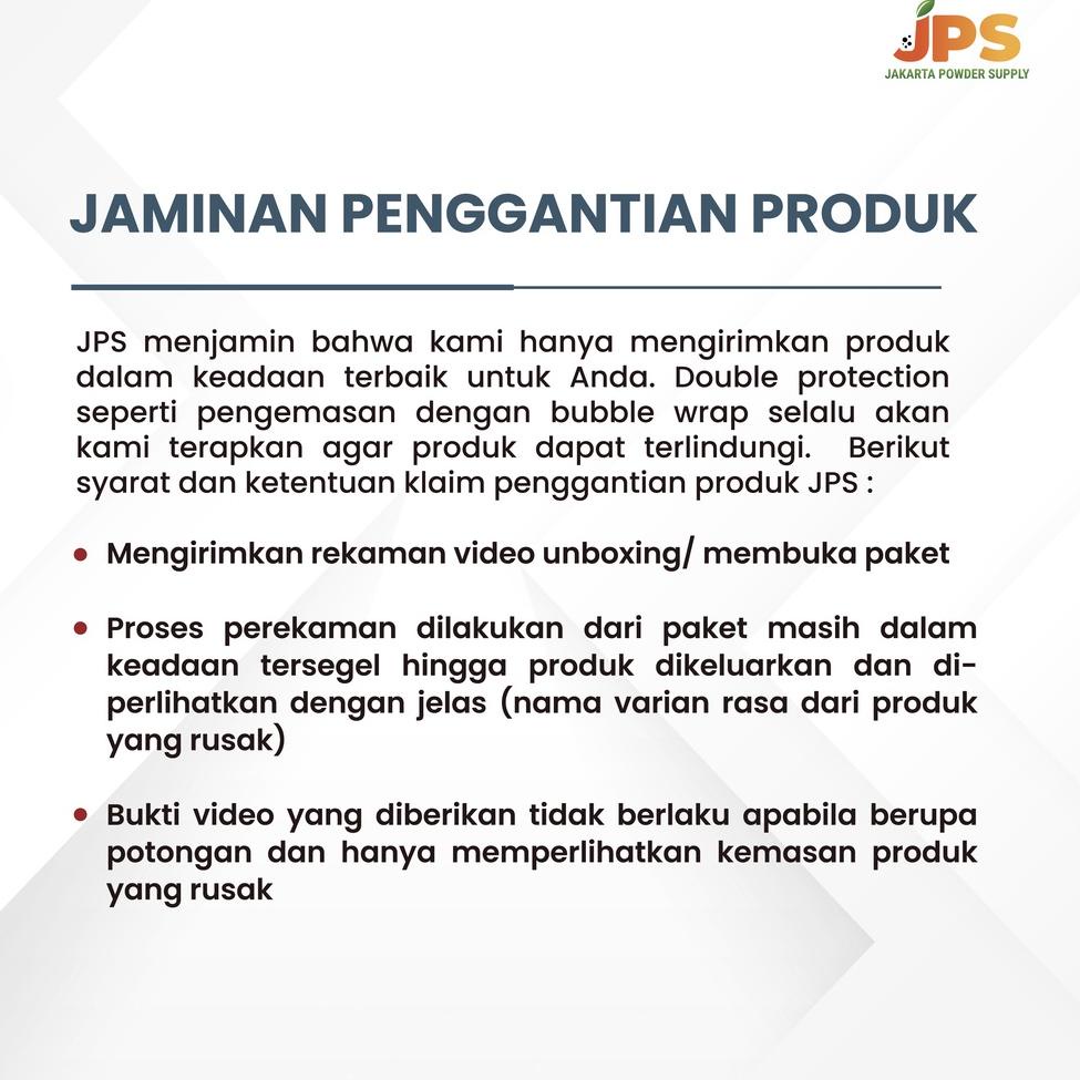 

✨New✨ Powder Drink JPS Bubuk Minuman Rasa LYCHEE PLAIN 1Kg gas !!