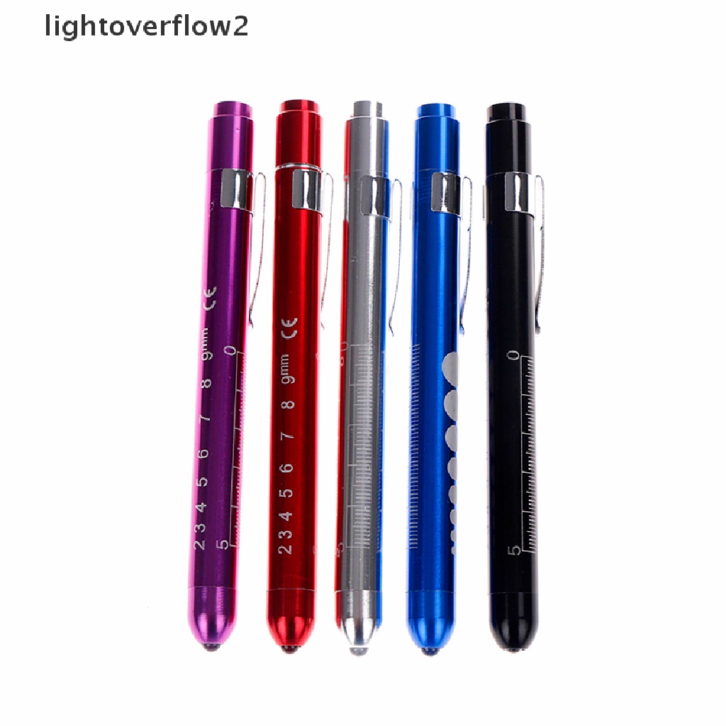 (lightoverflow2) Senter LED Bentuk Pulpen Untuk Dokter / Perawat (ID)