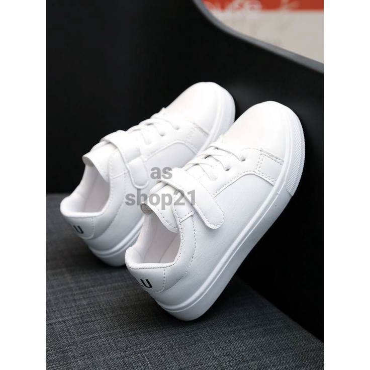 Sepatu Sneakers Anak Perempuan putih polos