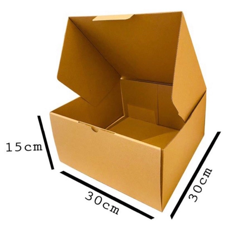 

30x30x15 cm box die cut kue roti kemasan kardus packaging dus box kotak