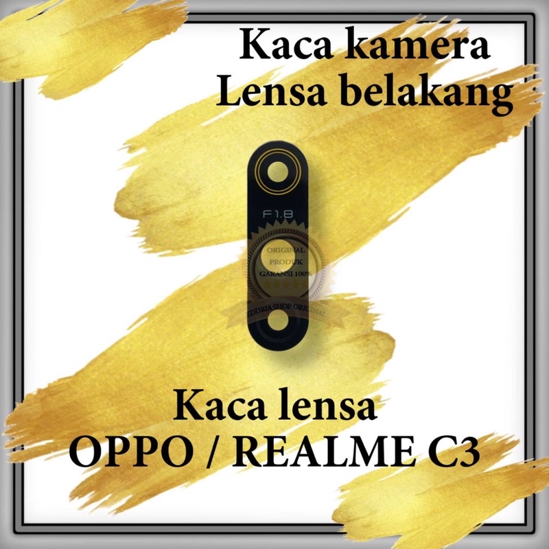 Lensa Kaca Kamera Belakang Realme C3 2020 Sudah Sama Lem