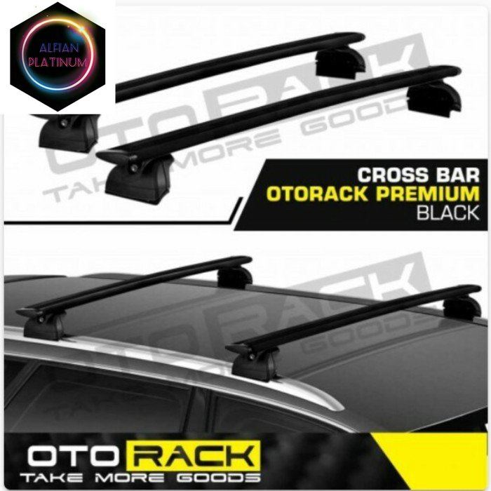 Cross Bar Otorack Premium / Kaki Rak Otorack All New Pajero Black