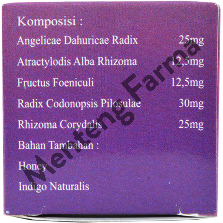Chien Chin Chih Tai Wan - Obat Herbal Keputihan dan Nyeri Haid