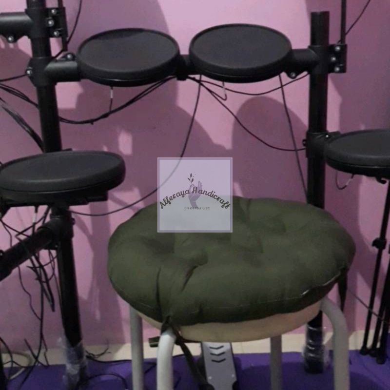 [40cm] Bantal Duduk BULAT POLOS 40cm Alas Duduk Bulat Round Chair Pad Bantal Kesehatan Bantal Kursi