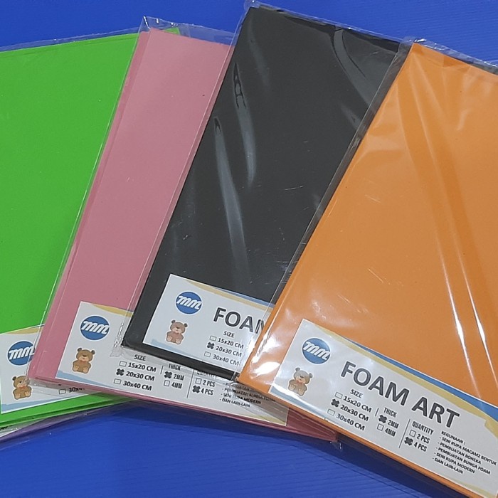 

Produk Foam Art 2Mm Ukuran 40X60 (Isi 2 Lembar) Terlaris
