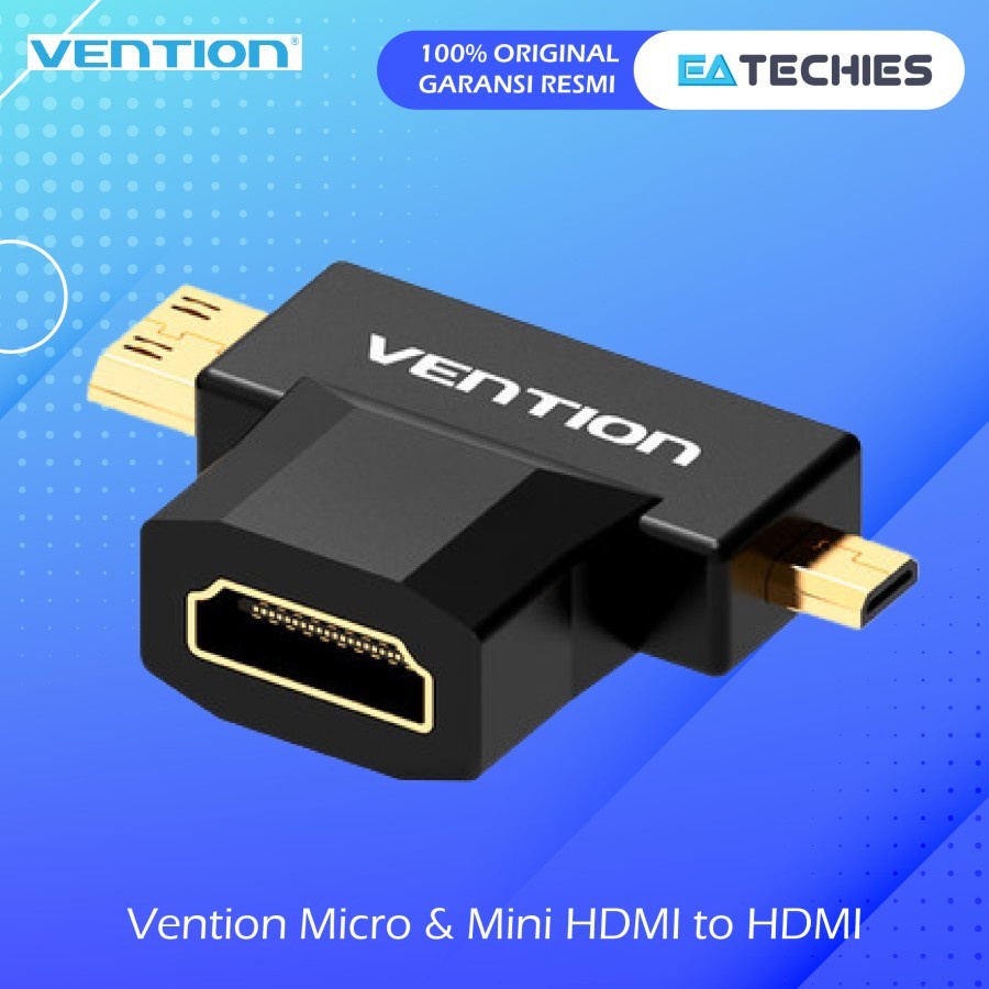 GENDER HDMI 3IN1 HDMI FEMALE + MINI HDMI + MICRO HDMI / ADAPTER 3 IN 1