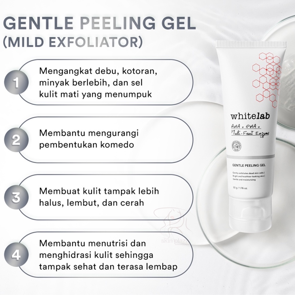 Whitelab Gentle Peeling Gel Untuk Sel Kulit Mati 50gr