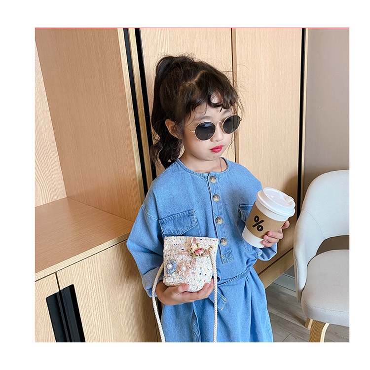 Tas 3 Bunga / Tas Selempang Anak Perempuan / Tas Import Anak / SlingBag Anak / Tas Fashion Perempuan