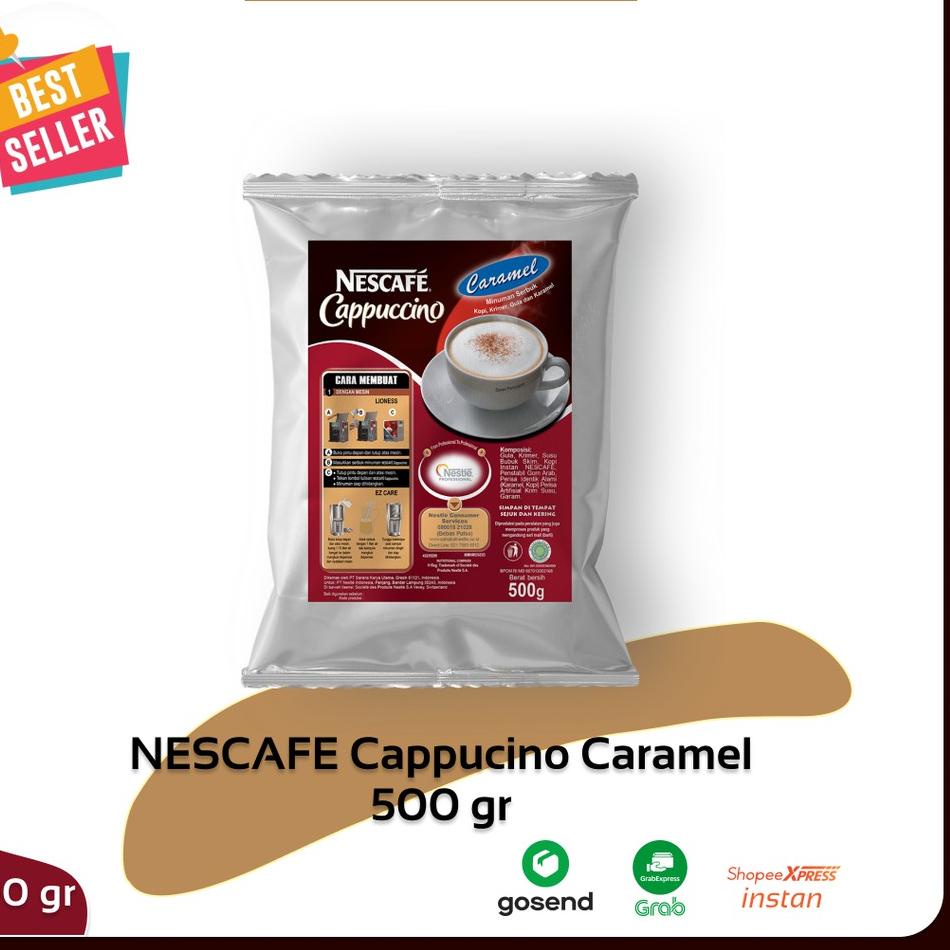 

Yang dinanti--NESCAFE Cappucino Caramel 500gr Nestle Professional