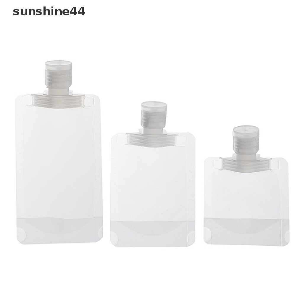 Sunshine 5Pcs Kantong Dispenser Portable Untuk Kosmetik / Lotion / Shampoo / Sabun Wajah