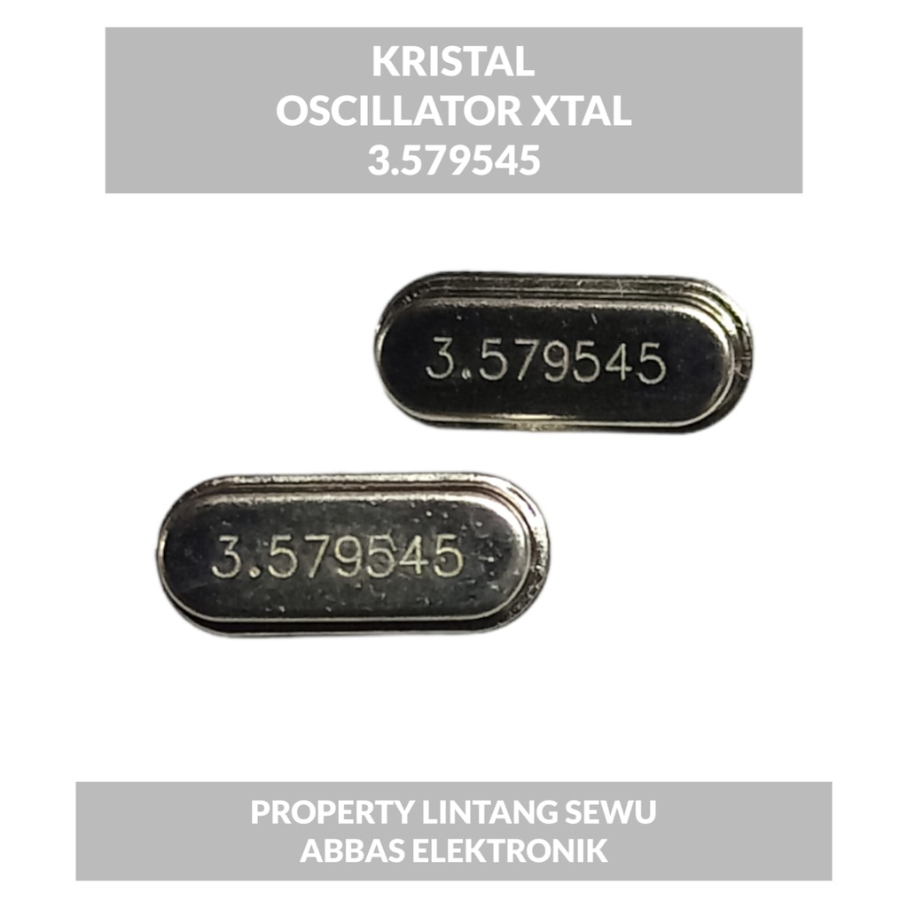 KRISTAL CRYSTAL 3.579545 OSCILLATOR XTAL 3.579545