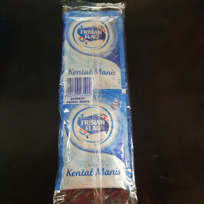 

susu sachet frisian flag kental manis isi 6 sachet
