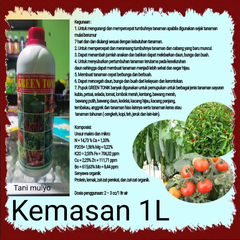 GREENTONIK 1L