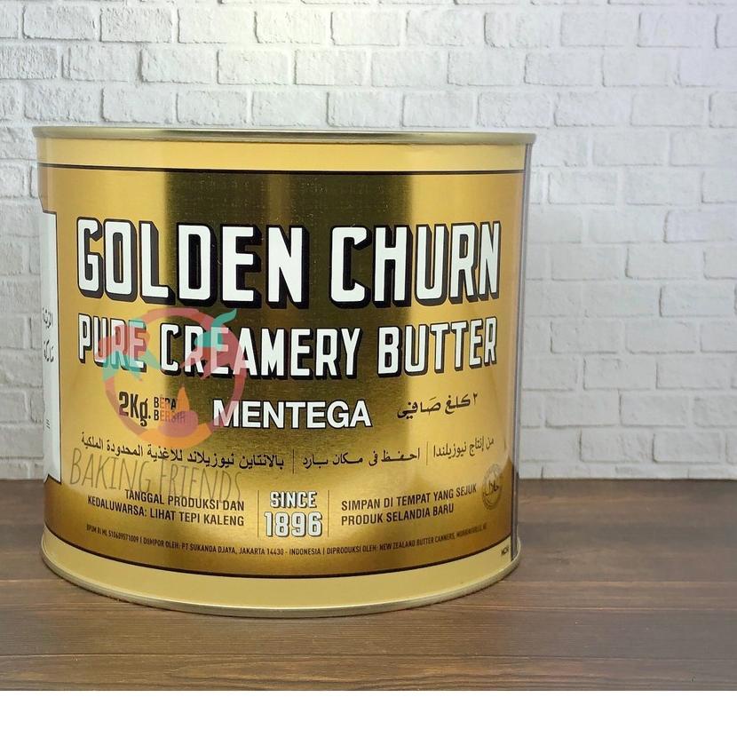 

EXCLUSIVE!GOLDEN CHURN 2KG TINNED BUTTER/Mentega Golden Churn 2Kg/Tinned Butter/Mentega Kaleng|KD8