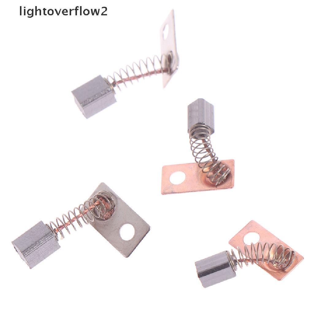 (lightoverflow2) 2pcs / Set Brush Karbon Pengganti Untuk Aksesoris Manicure / Nail Art