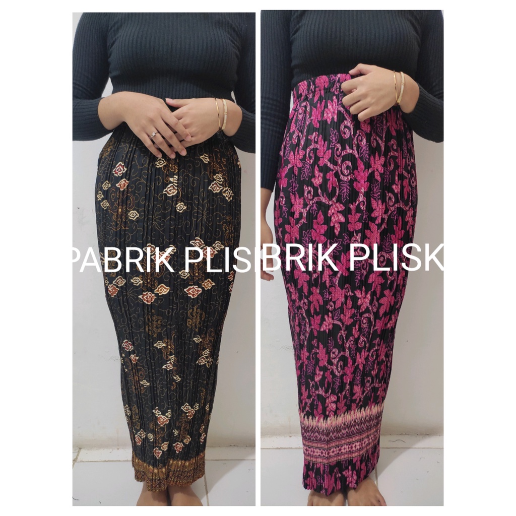 rok plisket tebal/rok kebaya/rok plisket jumbo/rok batik span/rok kebaya/rok plisket motif/rok lilit