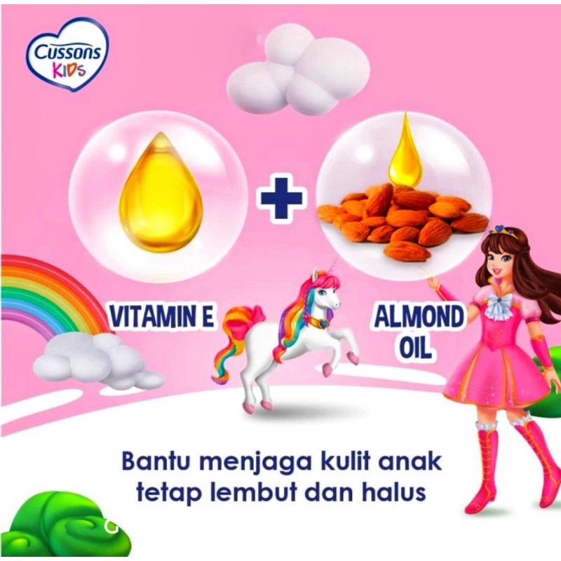 CUSSONS KIDS BODY WASH 280 ML - SABUN MANDI ANAK DENGAN AROMA HARUM MENYEGARKAN