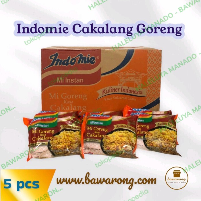 

TERBARU Indomie Cakalang Goreng 5 x 82 gr